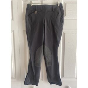 Pikeur Victory Breeches Womens 40 Gray Knee Patch Equestrian Horse Riding Pants